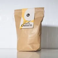 brotstoff brotstoff Frohe Ostern - Brotbeutel mit Brotbackmischung im Glas + Nachfüllpaket – Produktbild 1 von 1