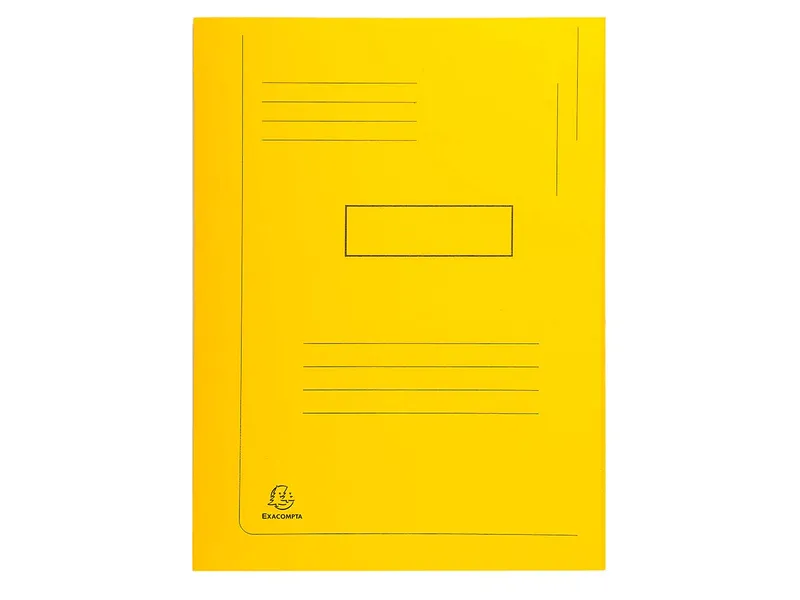 Exacompta 50 Exacompta Aktenmappen "Forever", 2 Klappen, 290 g/m², DIN A4, gelb – Produktbild 1 von 1