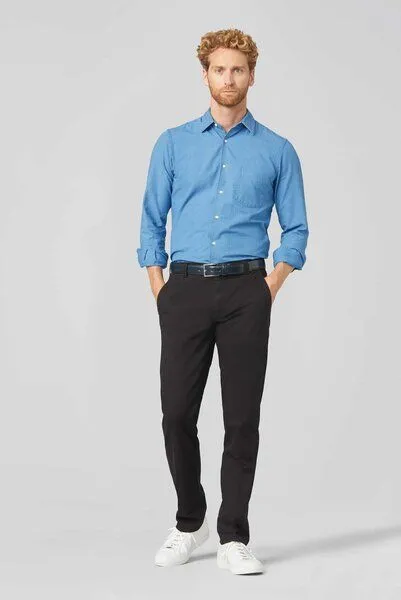 Meyer MEYER Constant Colour Baumwollchino, Schwarz (schwarz), – Produktbild 2 von 4