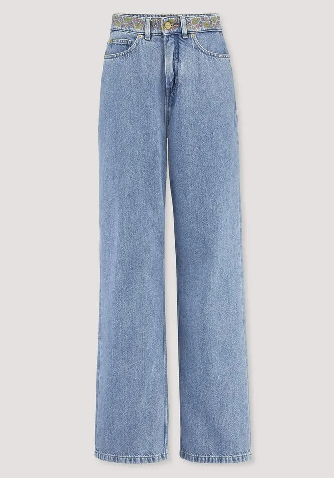 hessnatur hessnatur Bequeme Jeans aus Bio-Baumwolle mit TENCEL™ Lyocell (1-tlg) aus Bio-Baumwolle mit TENCEL™ Lyocell, Blau, – Produktbild 2 von 4