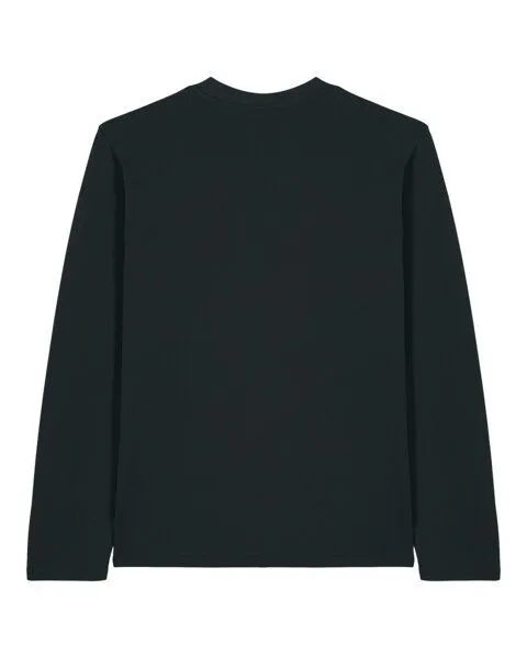 YTWOO YTWOO Basic Unisex Langarmshirt aus 100% Biobaumwolle, Schwarz, – Produktbild 3 von 4