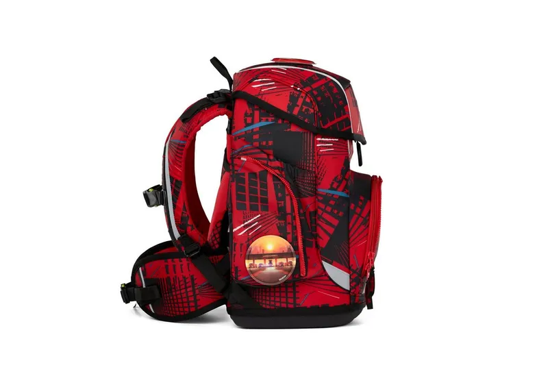 Ergobag Ergobag Schulranzen ergobag cubo Schulranzen-Set AlarmBärreitschaft, Rot, – Produktbild 3 von 4