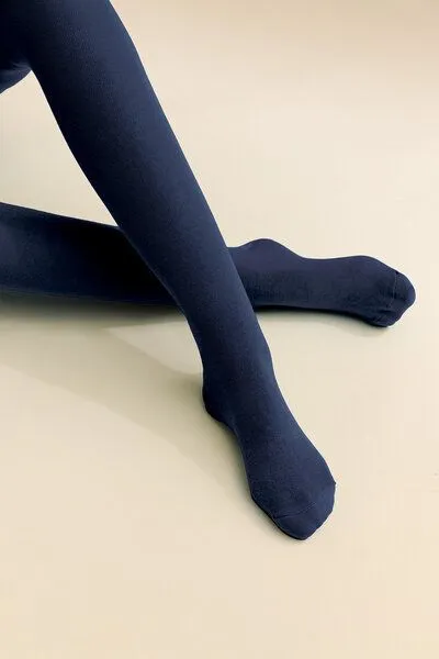Tranquillo Tranquillo Strumpfhose Eriin aus Baumwolle, Night blue, – Produktbild 3 von 5