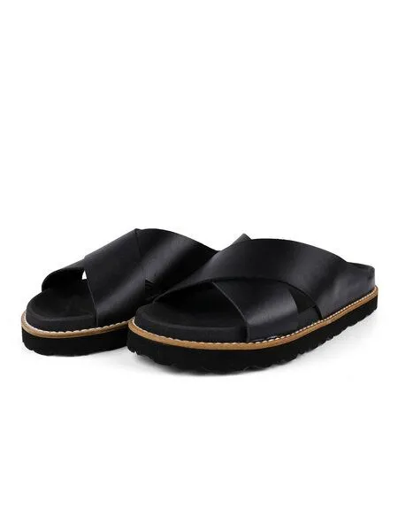 Kavat Kavat Bequeme Sandalen - Länna - aus Leder, Black, – Produktbild 2 von 4