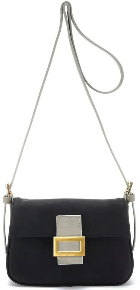 Vivance by Lascana Umhängetasche Schultertasche, Henkeltasche, Handtasche, Minibag, Handtasche Damen zum Umhängen mit abnehmbarem Schulterriemen VEGAN, Schwarz, – Produktbild 4 von 5