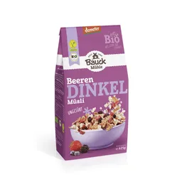 Bauckhof Dinkel-Müsli mit Beeren, ungesüßt – Produktbild 1 von 1