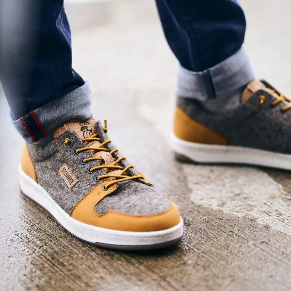 Doghammer Doghammer Nachhaltiger Sneaker aus deutscher Wolle für Herren - Local Wool Commuter, Gelb, – Produktbild 4 von 4