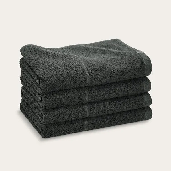 Kushel Towels Kushel Towels The Hand & Hair Set - Handtuchset aus Biobaumwolle und Holzfaser, Slate grey, – Produktbild 1 von 4