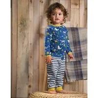 Frugi Frugi Schlafanzug Kleine Wölfe Stargaze Moonlit Night – Produktbild 1 von 1