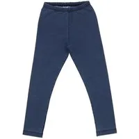 Walkiddy Kinder Leggings Jeans-Optik GOTS zertifiziert, Bio-Baumwolle, dunkelblau, elastisch & bequem – Walkiddy – Produktbild 1 von 1