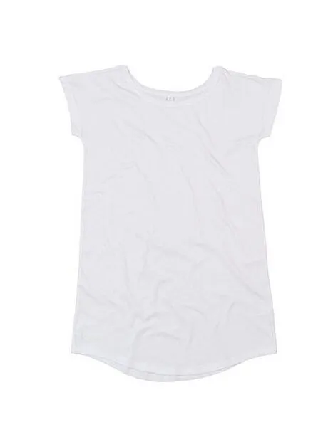 Mantis Mantis Damen Langes T-Shirt T-Shirt Kleid Strandshirt Nachthemd, Weiß, – Produktbild 1 von 3