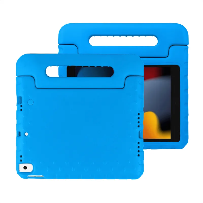 imoshion imoshion Schutzhülle mit Handgriff kindersicher für das Apple iPad 9 (2021) 10.2 Zoll / iPad 8 (2020) 10.2 Zoll / iPad 7 (2019) 10.2 Zoll, Blau, – Produktbild 1 von 1