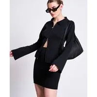 JAN N JUNE JAN N JUNE Strickrock LOKKA, Schwarz, – Produktbild 1 von 1