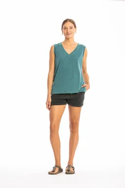 RAVENS VIEW IBIZA RAVENS VIEW IBIZA Damen vegan Top Marea Aqua Green – Produktbild 1 von 1