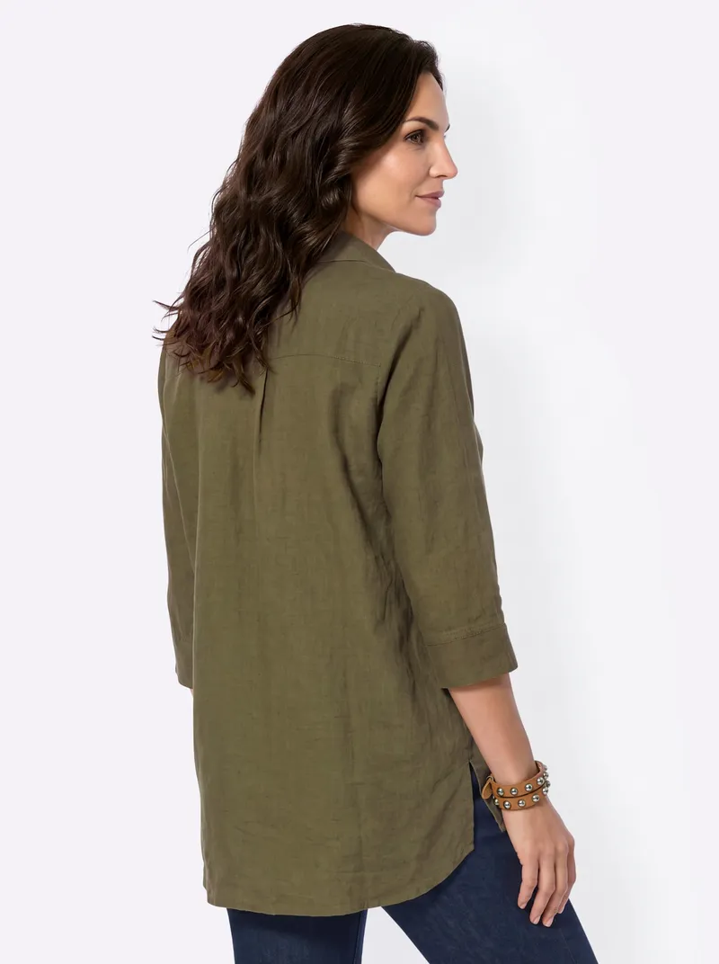 Witt Longbluse oliv, Oliv, – Produktbild 2 von 2