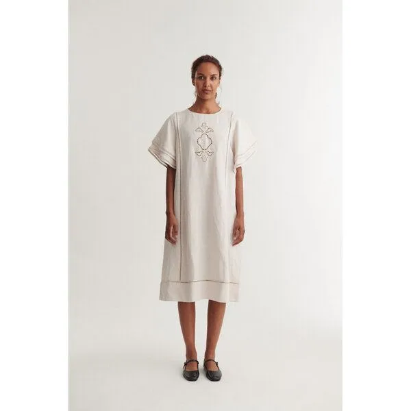 Basic Apparel Basic Apparel Leinenkleid Arina moonbeam – Produktbild 1 von 2