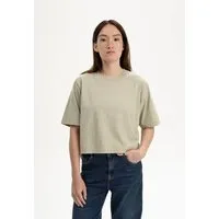 MELA Cropped T-Shirt Style DESNA | von MELA | Fairtrade & GOTS zertifiziert, Dusty green, – Produktbild 1 von 2