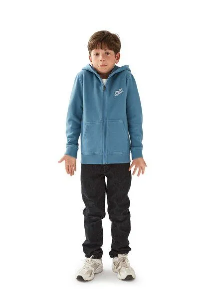 Band of Rascals Band of Rascals New School Zip Hooded, Aegean-blue, – Produktbild 3 von 4