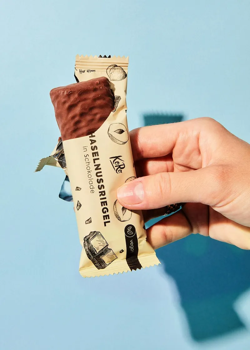 KoRo Bio Haselnussriegel mit Schokolade 50 g – Produktbild 4 von 4