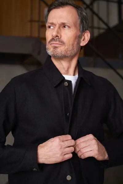 About Companions About Companions Lässige Jacke ASIR aus Bio-Baumwoll-Denim, Blue, – Produktbild 7 von 8
