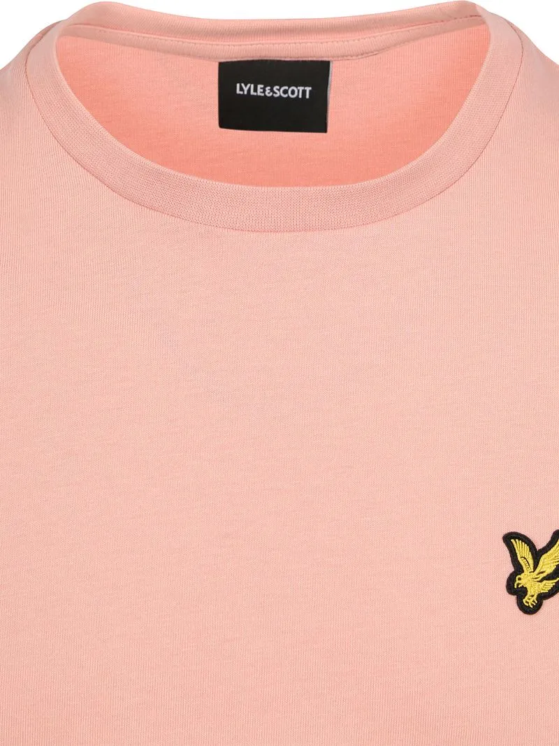 Lyle and Scott Lyle and Scott T-Shirt Honeycomb Rosa - Größe L, Pink, – Produktbild 4 von 5