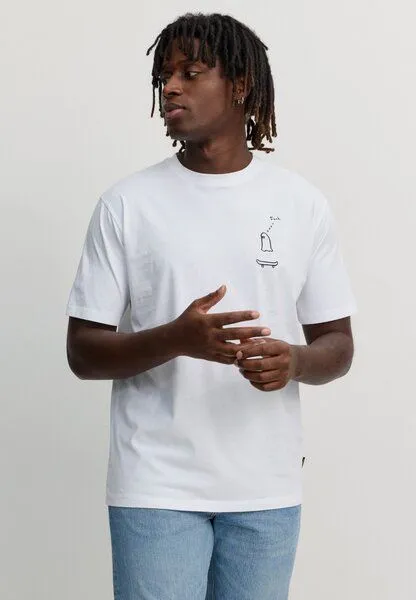recolution Herren T-Shirt aus Bio-Baumwolle - APOSERIS GEISTERFAHRER - recolution, White (weiß), – Produktbild 1 von 1