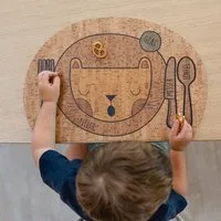 Clarissakork Clarissakork Kinder Tischset Chilling Lion – Produktbild 1 von 1