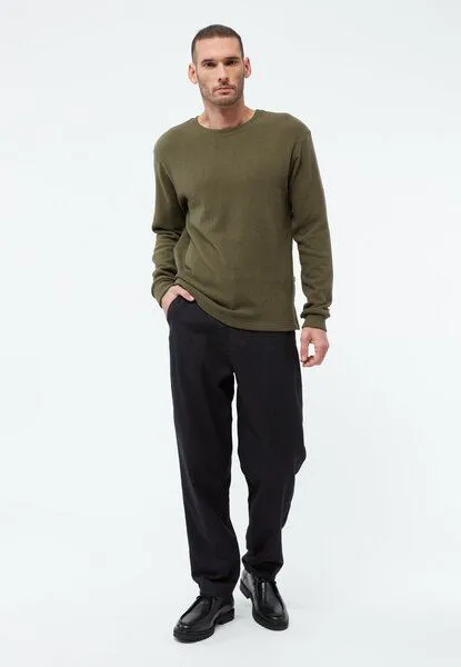 Givn Berlin Givn Berlin Flanellhose GBHELGE in lockerer Passform, Anthracite, – Produktbild 5 von 7