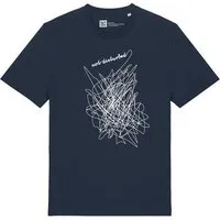 ilovemixtapes ilovemixtapes Unisex T-Shirt mit not disturbed Motiv – Nachhaltig, Fair, Vegan, Bio-Baumwolle, French navy (dunkelblau), – Produktbild 1 von 1