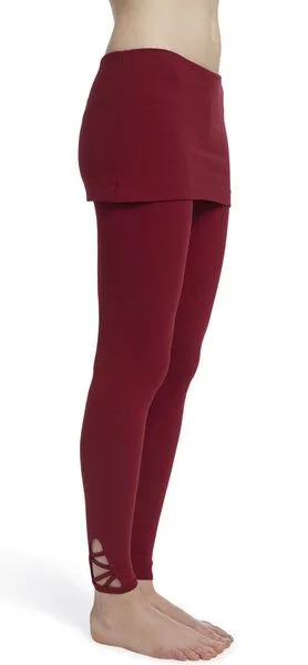 ESPARTO ESPARTO Yogahose Leggings "Mala", Granatrot, – Produktbild 2 von 4