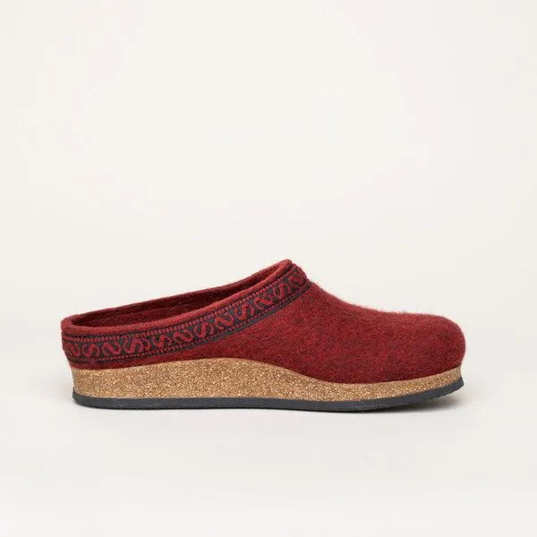 Stegmann Stegmann Filzclog 108 aus 100% Merino-Wolle für Damen & Herren, Dunkelrot, – Produktbild 3 von 5