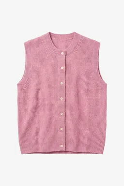 KnowledgeCotton Apparel KnowledgeCotton Apparel Damen vegan Weste Soufflé Yarn In Der Farbe Orchid Haze – Produktbild 1 von 1