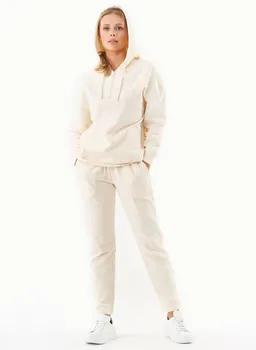 ORGANICATION ORGANICATION Damen vegan Sweat-Hoodie Aus Bio-Baumwolle Off-White – Produktbild 1 von 1