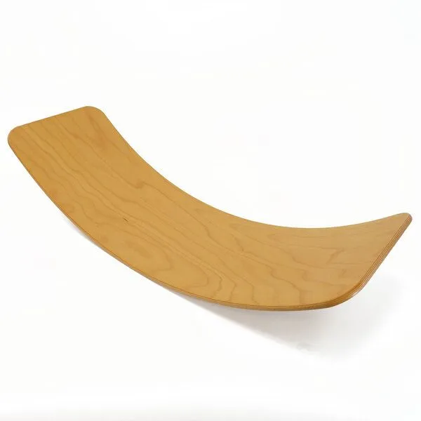 TicToys TicToys – „das.Brett“ Fitness- & Balance-Board (Buchenholz), Rot, – Produktbild 2 von 4