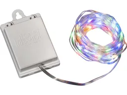 Konstsmide Konstsmide LED-Tropfenlichterkette, 6h/9h Timer, 80 Dioden bunt – Produktbild 1 von 1