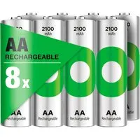 GP Battery 8er-Pack GP Battery Ready-to-use Akku "ReCyko+" Mignon AA, 1,2 V, 2.100 mAh – Produktbild 1 von 1