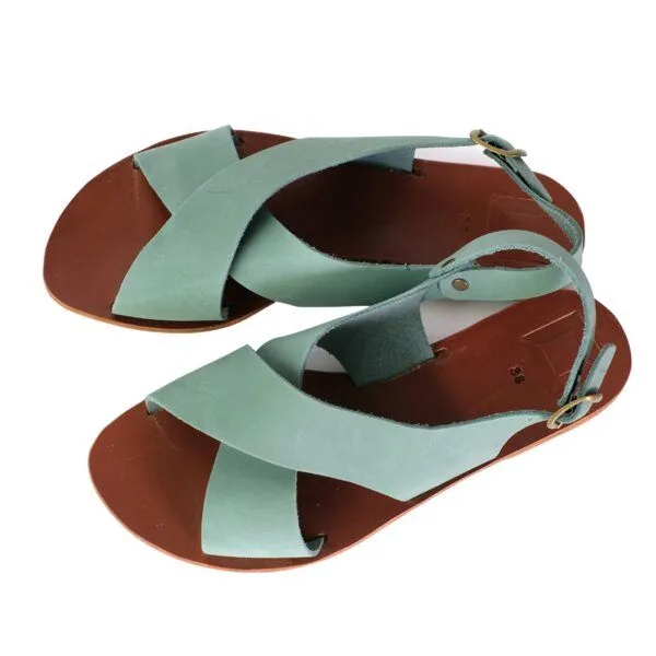 SORBAS SORBAS '29 Sandalen aus Leder, Cyan (grün), – Produktbild 3 von 3