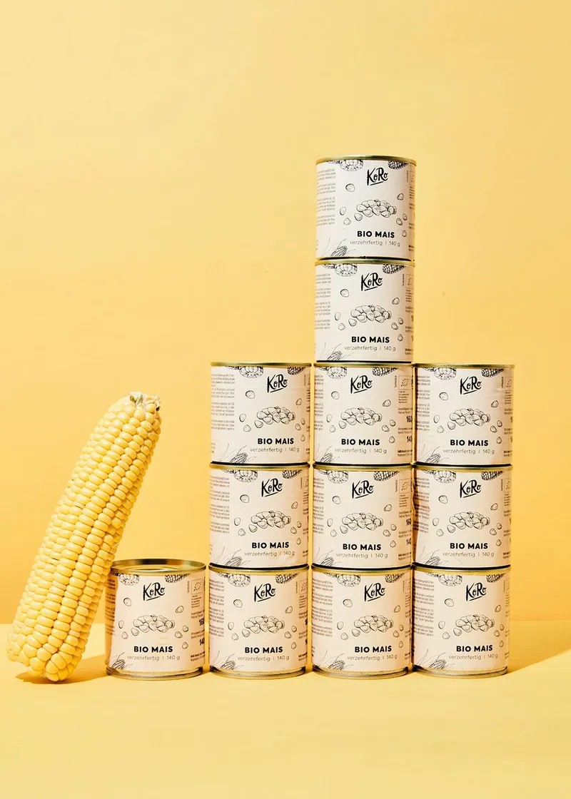 KoRo Bio Mais in der Dose | 12 x 140 g – Produktbild 2 von 5