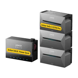 Anker Anker SOLIX Power Dock Multisystem mit Solarbank 3 E2700 Pro Balkonkraftwerk Speicher, by Powerness - 1x Anker Power Dock + 3x Solarbank 3 E2700 Pro / ohne Smart Meter / Selbstabholung – Produktbild 1 von 1