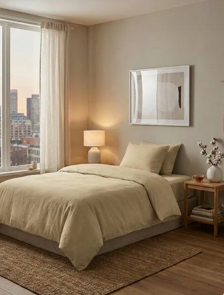 Nature by Adam Nature by Adam Bettbezug „Rio“ aus Baumwolle (kbA) mit Reißverschluss – Made in Germany, Beige, – Produktbild 3 von 3