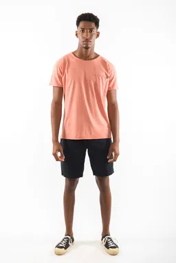 RAVENS VIEW IBIZA RAVENS VIEW IBIZA Herren vegan T-Shirt Rundhalsausschnitt Wild Pocket Coral Clay Orange – Produktbild 1 von 1