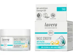 lavera Anti-Falten-Feuchtigkeitscreme basis sensitiv mit Q10 – Produktbild 1 von 1
