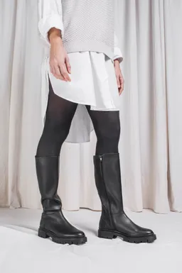 NAE NAE Damen vegan Stiefel Aurora Veganes Öko-Leder Schwarz – Produktbild 1 von 1