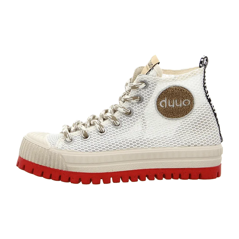 Duuo Duuo Damen Plateau Sneaker für Damen, Weiß, – Produktbild 2 von 7