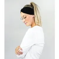obumi obumi STIRNBAND MIT WICKEL-DETAIL AUS BIO JERSEY IN VIELEN FARBEN – Produktbild 1 von 1