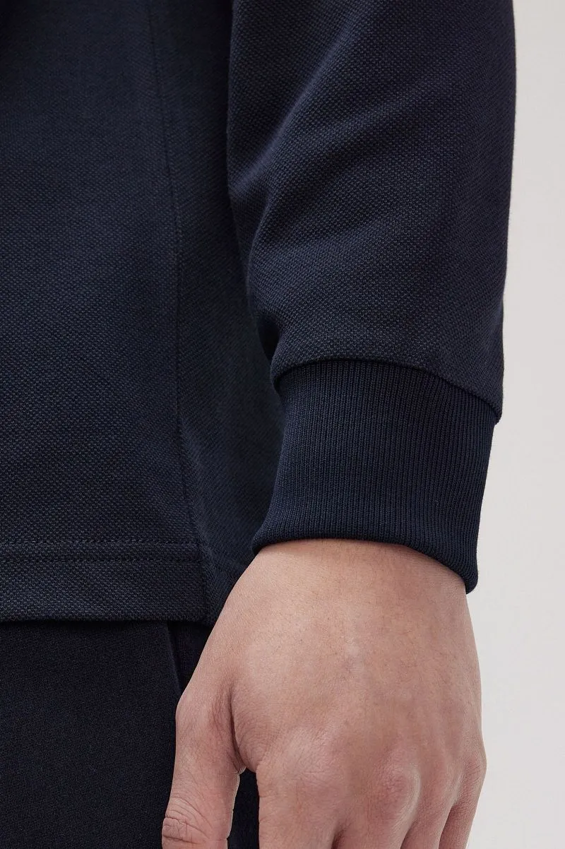 Fred Perry Fred Perry Langarm-Poloshirt Navy 238 - Größe XL, Dunkelblau, – Produktbild 5 von 5