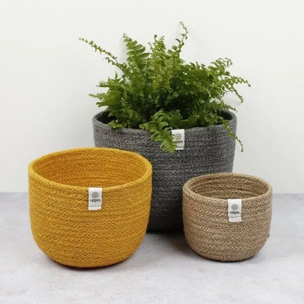 reSpiin reSpiin 3er-Set große Körbe aus Jute, Beach, – Produktbild 4 von 4