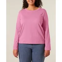 YTWOO YTWOO Basic Damen Langarmshirt aus 100% Biobaumwolle, Pink, – Produktbild 1 von 1