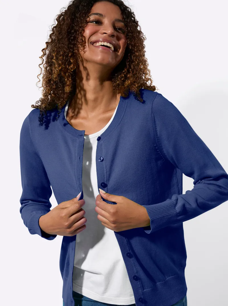 Witt Cardigan, Royalblau, – Produktbild 2 von 2