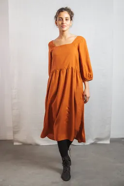Jyoti - Fair Works Jyoti - Fair Works Damen vegan Kleid Rachana Rost – Produktbild 1 von 1